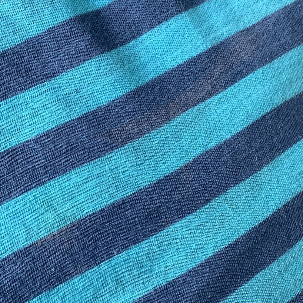 Derek Heart Blue Striped High Neck Swim/Beach Coverup Girl’s Size Large - Picture 8 of 9